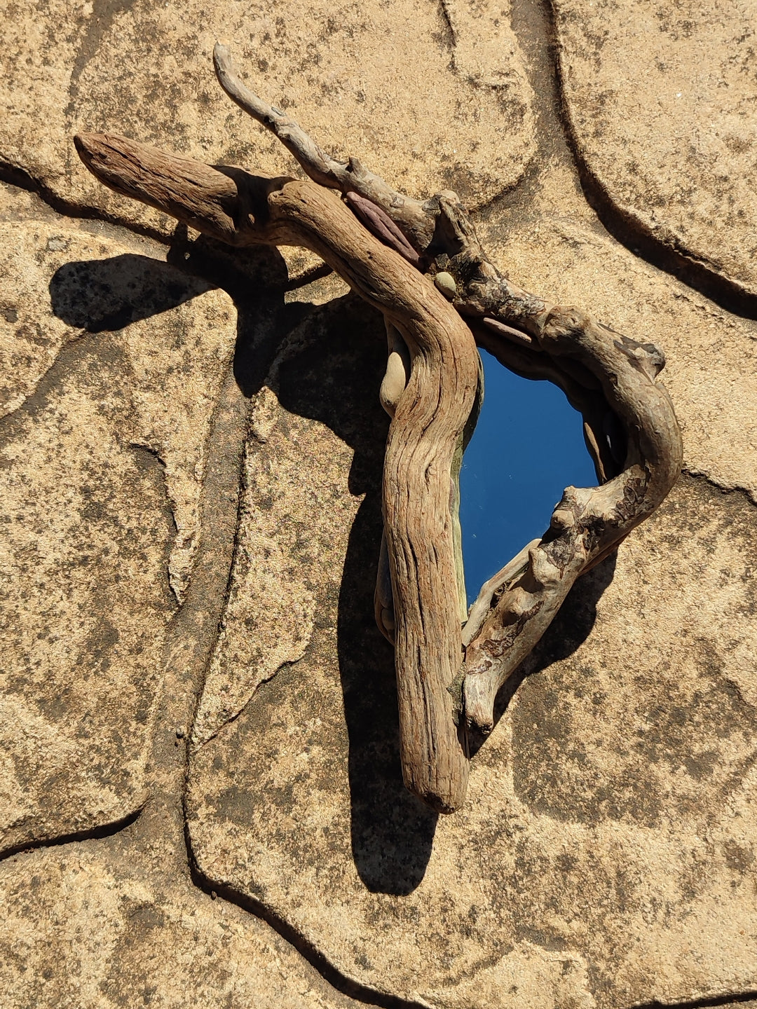 Rustic Driftwood Mirror